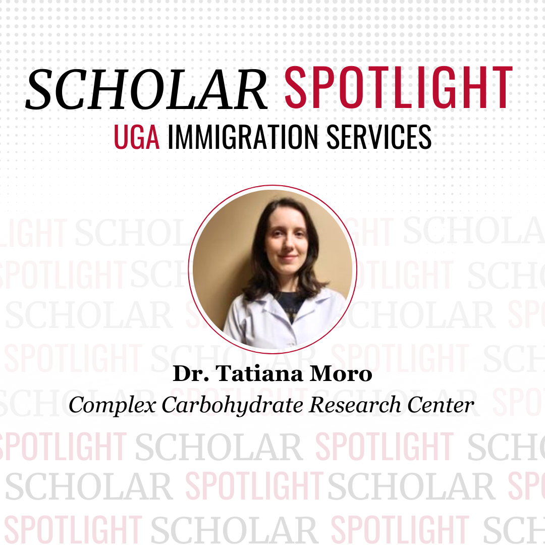 Flyer for Scholar Spotlight on Dr. Tatiana Moro.