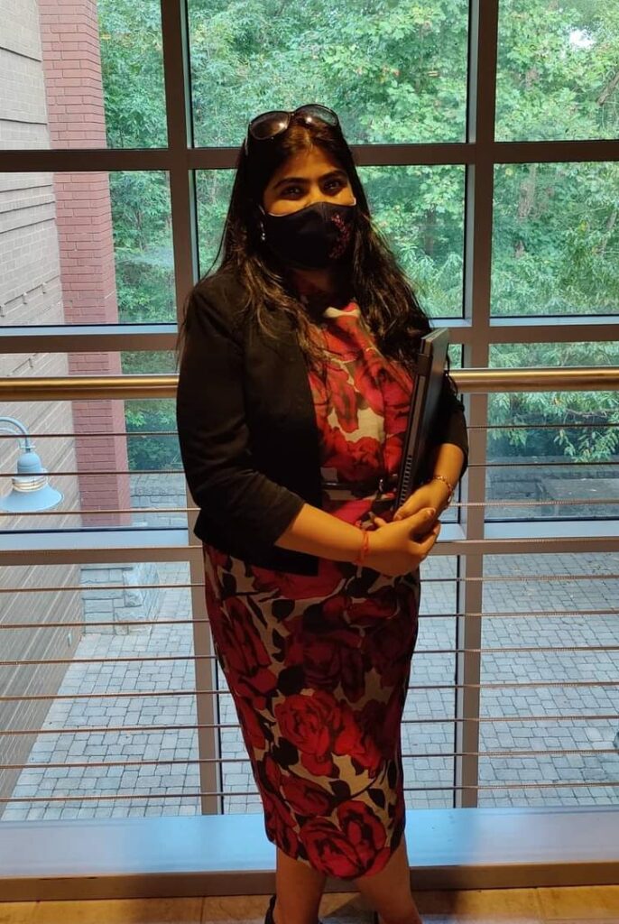 Amrita Basu on UGA campus.